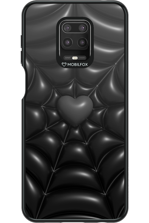 Black Spider Heart - Xiaomi Redmi Note 9 Pro