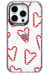 Candy Cane Hearts - Apple iPhone 15 Pro