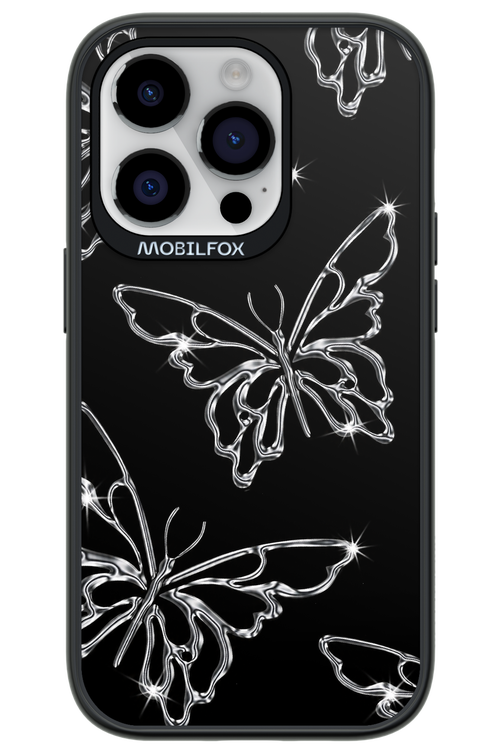 Silver Butterfly 2.0 - Apple iPhone 14 Pro
