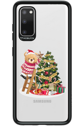 Christmas Bear (Transparent) - Samsung Galaxy S20