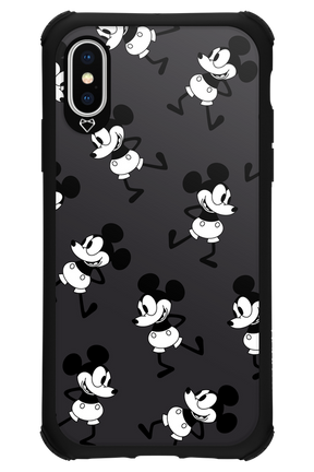 Iconic Mouse (antracite pattern) - Apple iPhone XS