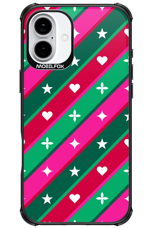 Christmas Stripes - Apple iPhone 16 Plus