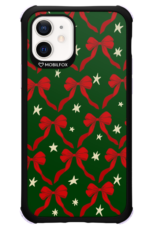 Bow & Stars (Green) - Apple iPhone 12