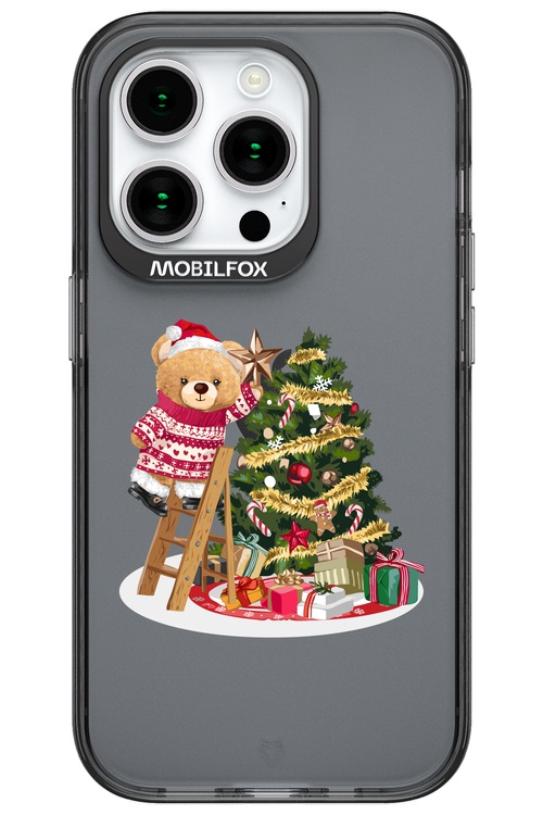 Christmas Bear (Transparent) - Apple iPhone 15 Pro