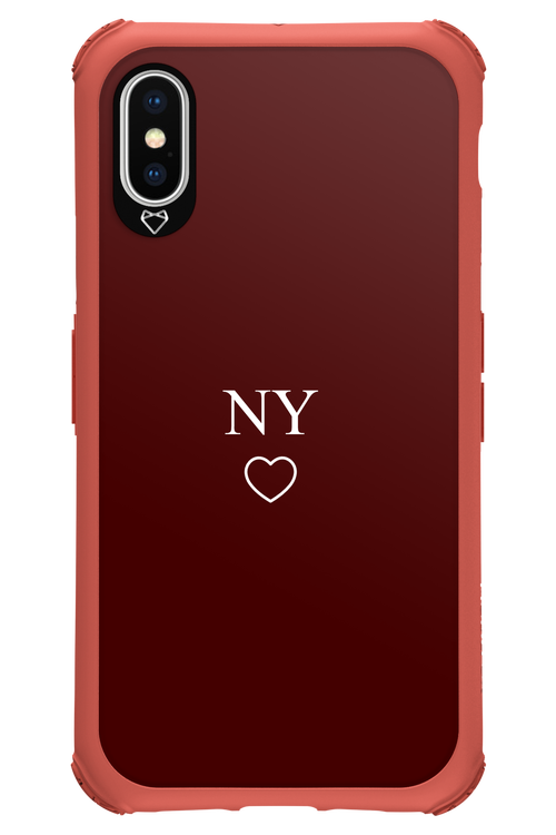 NY Burgundia 2.0 - Apple iPhone XS