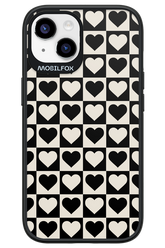 Checkered Heart - Apple iPhone 14