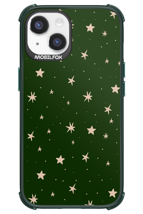 Forest Green Stars - Apple iPhone 14