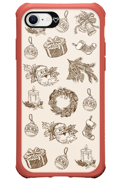 Christmas Paper - Apple iPhone SE 2022