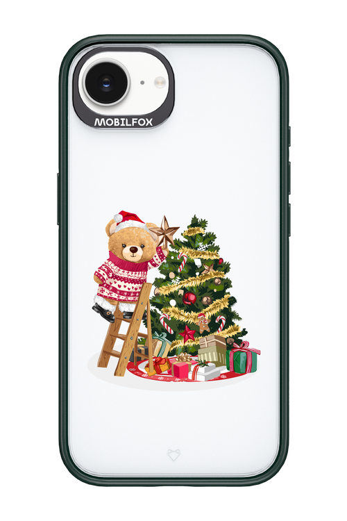 Christmas Bear (Transparent) - Apple iPhone 16e