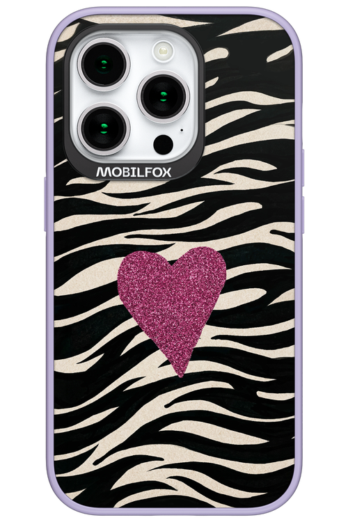 Zebra Heart 2.0 - Apple iPhone 15 Pro