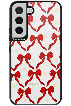 Bow & Stars (Transparent) - Samsung Galaxy S22