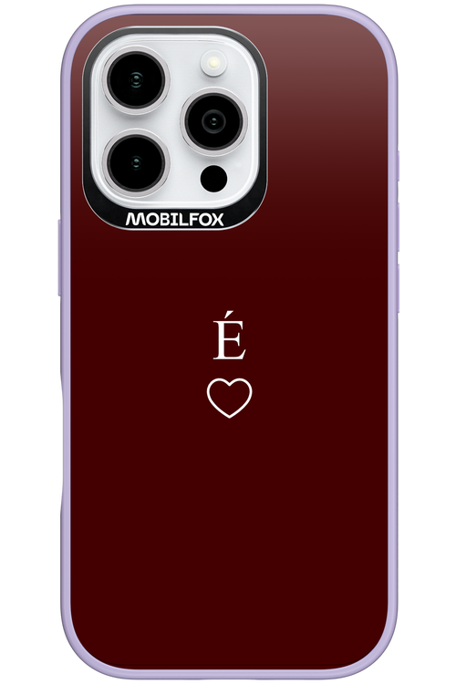 E Burgundia II 2.0 - Apple iPhone 16 Pro