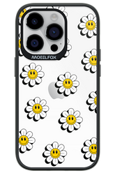 Smiley Flowers Transparent - Apple iPhone 14 Pro