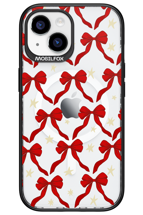 Bow & Stars (Transparent) - Apple iPhone 15