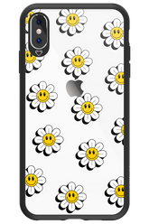 Smiley Flowers Transparent - Apple iPhone XS Max