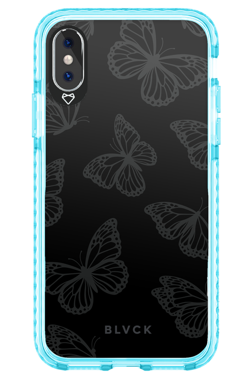 Black Butterflies - Apple iPhone X