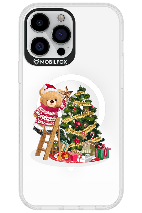 Christmas Bear (Transparent) - Apple iPhone 13 Pro Max