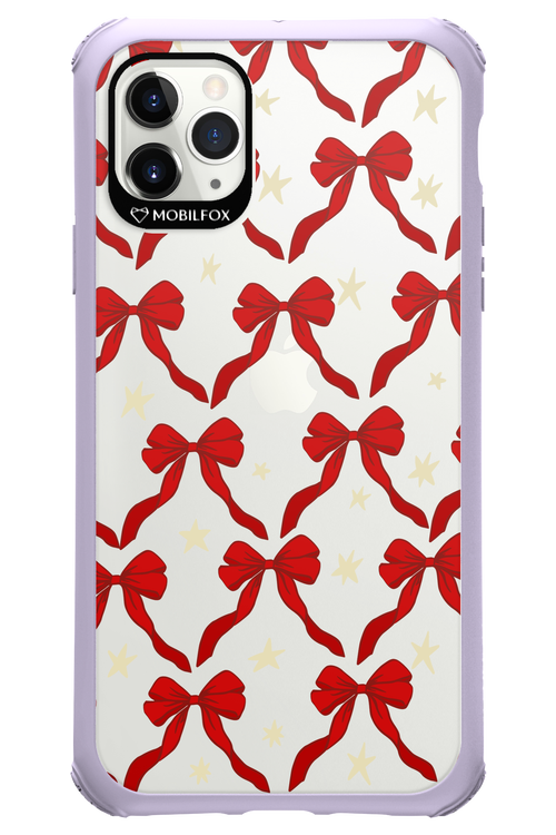 Bow & Stars (Transparent) - Apple iPhone 11 Pro Max