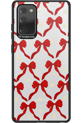 Bow & Stars (Transparent) - Samsung Galaxy Note 20