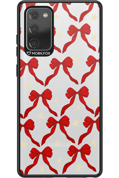 Bow & Stars (Transparent) - Samsung Galaxy Note 20
