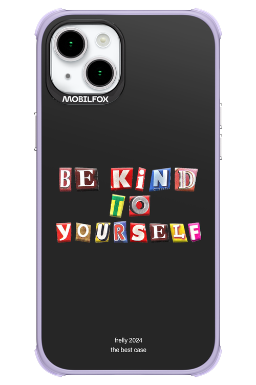 Be Kind To Yourself Black - Apple iPhone 15 Plus