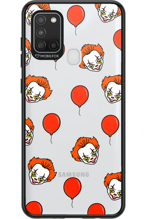 Mystery Clown (Transparent) - Samsung Galaxy A21 S