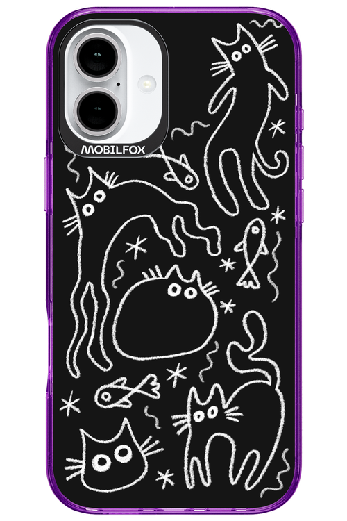 CHALK_CATS 2.0 - Apple iPhone 16 Plus