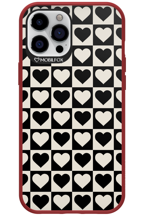 Checkered Heart - Apple iPhone 12 Pro Max