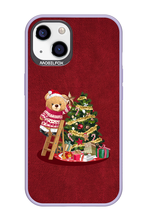 Christmas Bear (Burgundy) - Apple iPhone 13
