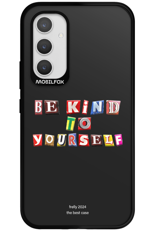 Be Kind To Yourself Black - Samsung Galaxy A54