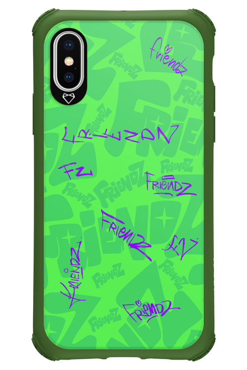 FRIENDZ Green - Apple iPhone XS