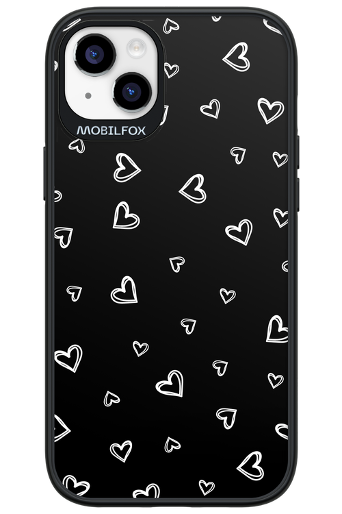 Monochrome Hearts 2.0 - Apple iPhone 14 Plus