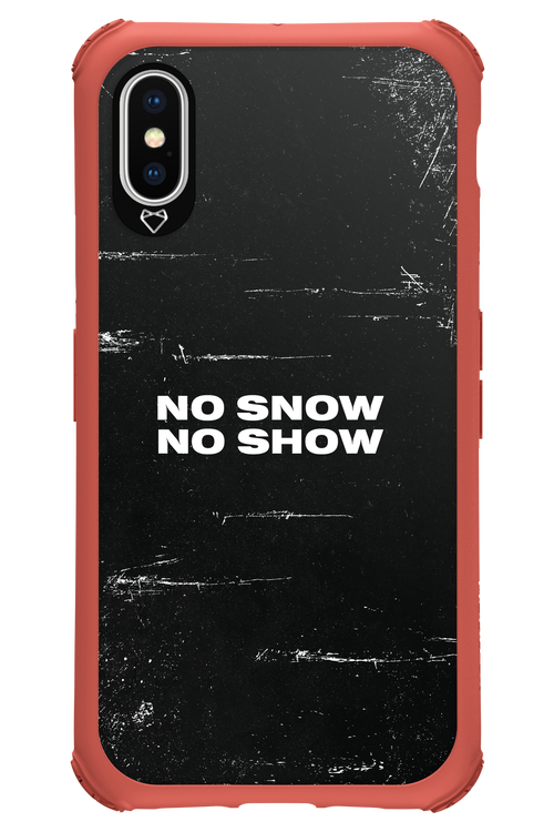 No snow, no show - Apple iPhone X