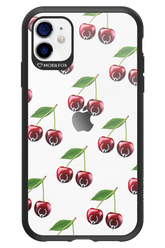 Spicy Cherries Transparent - Apple iPhone 11