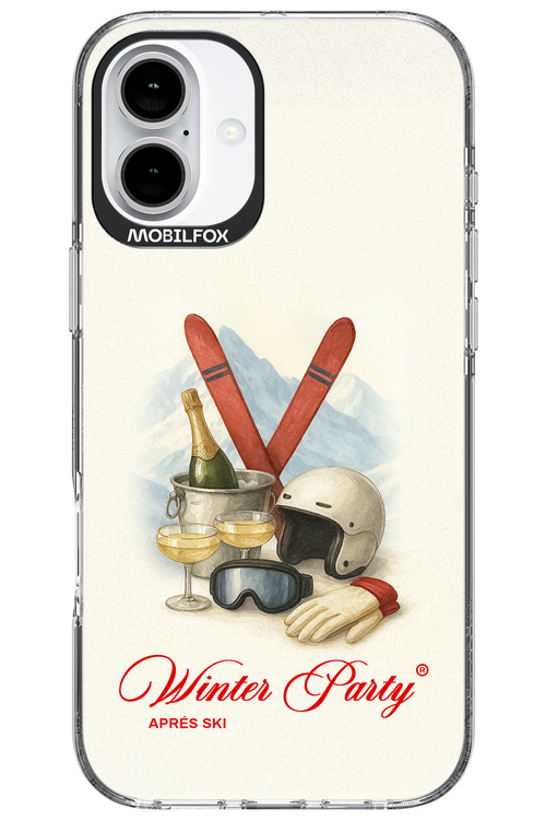 Winter Ski Party - Apple iPhone 16 Plus