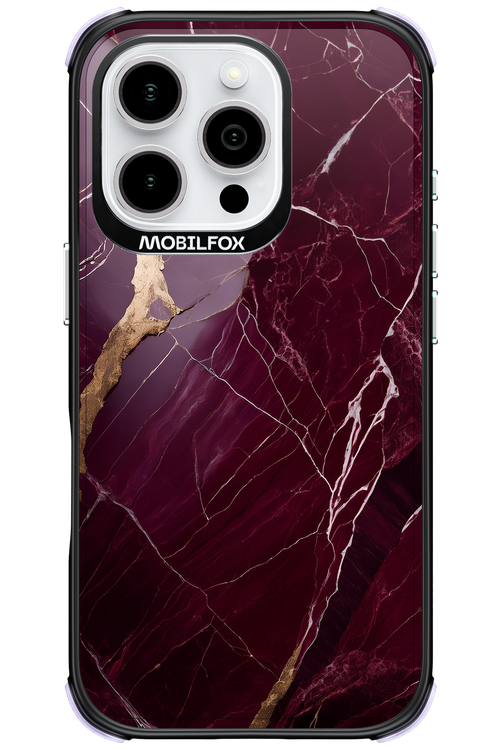 Burgundy Marble 2.0 - Apple iPhone 16 Pro