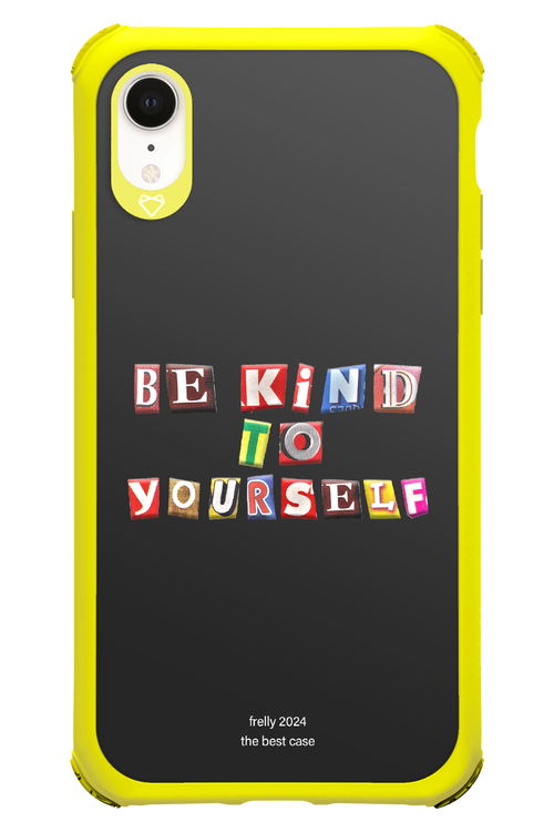 Be Kind To Yourself Black - Apple iPhone XR