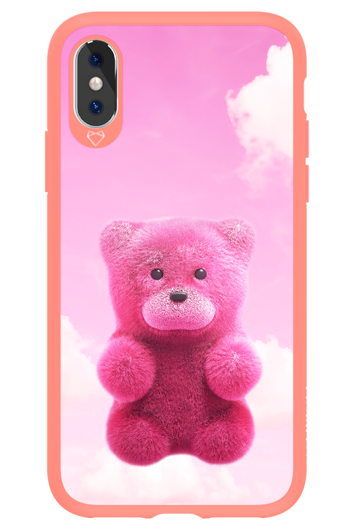 Pinky Bear Clouds - Apple iPhone X