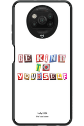 Be Kind To Yourself White - Xiaomi Poco X3 Pro