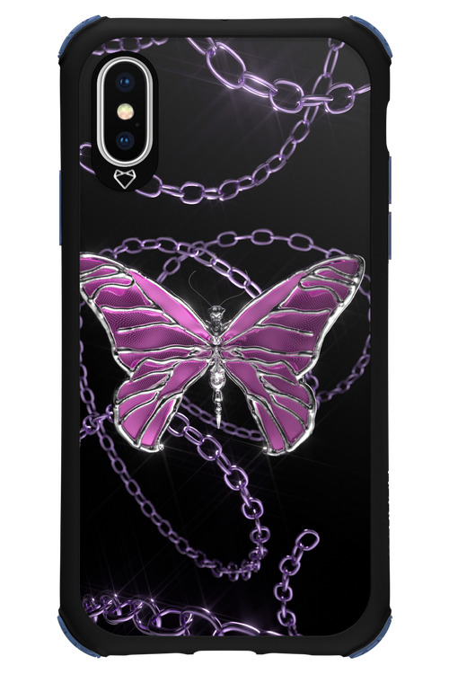 Butterfly Necklace - Apple iPhone X