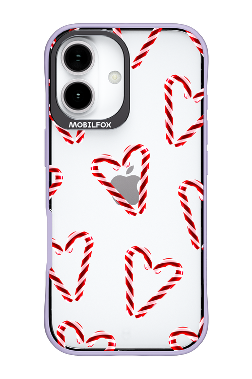 Candy Cane Hearts - Apple iPhone 17