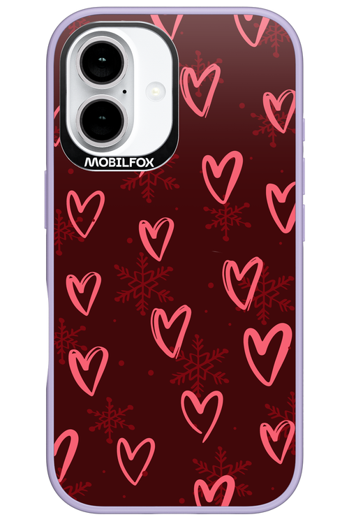 Christmas Hearts - Apple iPhone 16