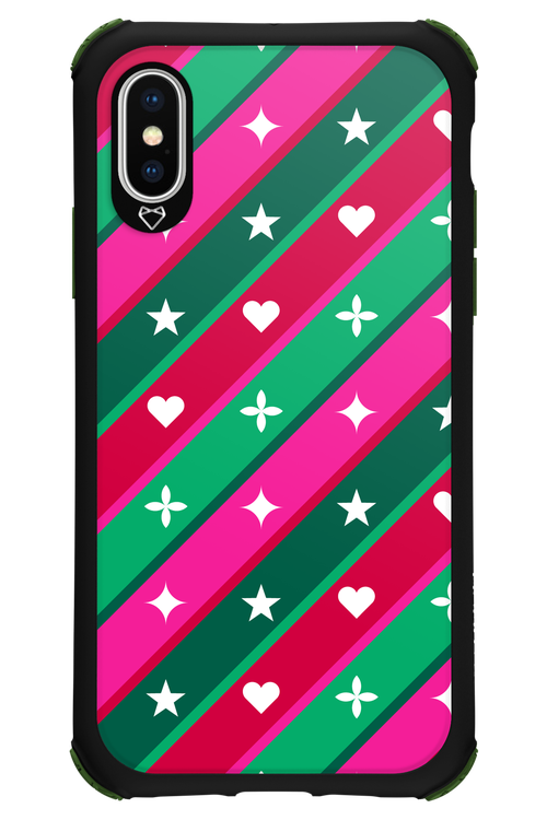 Christmas Stripes - Apple iPhone X