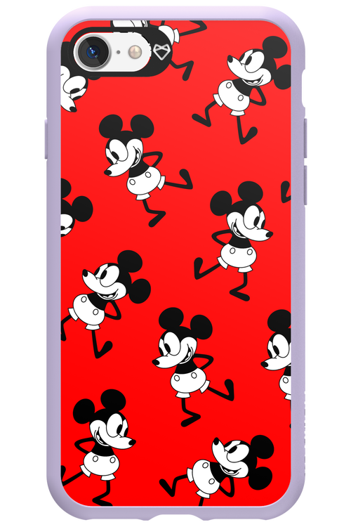 Iconic Mouse (red pattern) - Apple iPhone 7