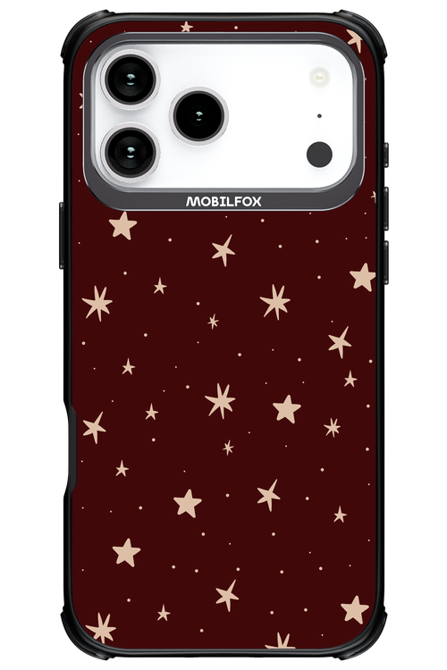 Burgundy Stars - Apple iPhone 17 Pro Max