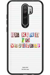 Be Kind To Yourself Notebook - Xiaomi Redmi Note 8 Pro