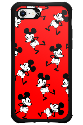 Iconic Mouse (red pattern) - Apple iPhone 8