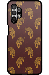 Burgundy Leopard Pattern - Samsung Galaxy A13 4G