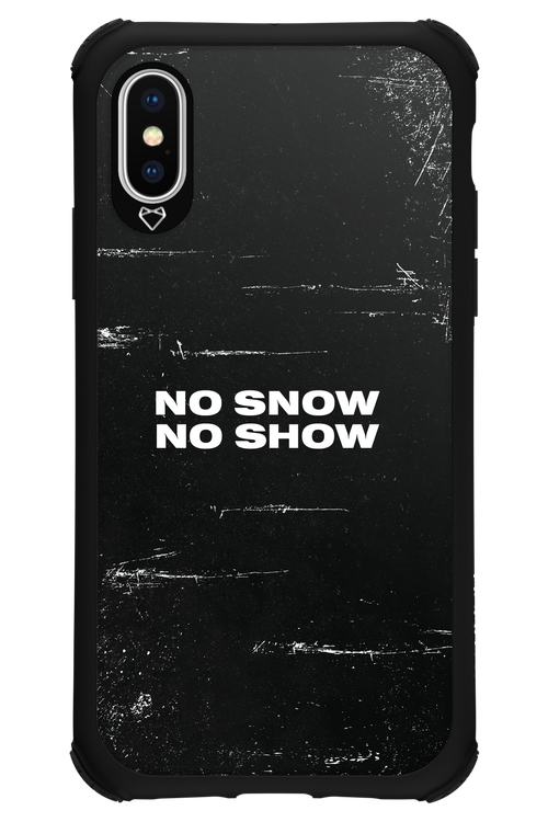 No snow, no show - Apple iPhone X