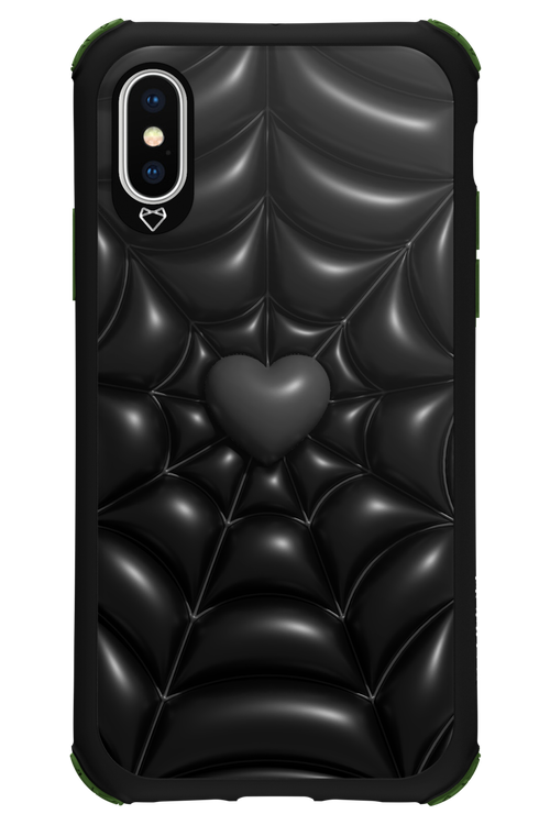 Black Spider Heart - Apple iPhone XS